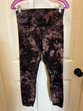 🍋VGUC Lululemon Graphite Grey Pink Pastel *Diamond Dye Align Pant 25" - Sz 8